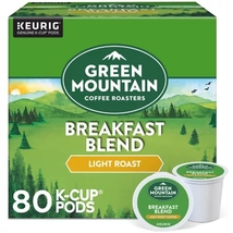 Green Mountain Coffee Roasters Light Roast Coffee Pods, Breakfast Blend,... - £47.56 GBP