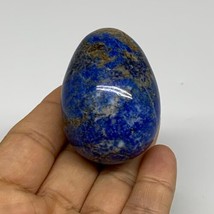 108.2g, 2&quot;x1.5&quot;, Natural Lapis Lazuli Egg Polished @Afghanistan, B33319 - £31.13 GBP
