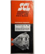 SEABOARD COAST LINE RAILROAD Time Tables April 28, 1968 - $20.79 CAD