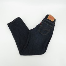 Levi&#39;s 505 Regular Boys Blue Jeans Adjustable Waist 10 Slim  23x25 - £10.12 GBP