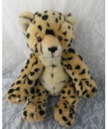 Build A Bear Cheetah Leopard Tiger Cat Tan Black Zoo BABW 16&quot; Plush Stuffed - $23.17 CAD