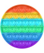 Push Pop Fidget Toys Rainbow Pop It Circle - Pop Bubble Kids Sensory Toy... - £4.86 GBP