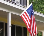 AES 2.5x4 2.5 x 4ft US USA American Flag Pole Sleeve &amp; Grommets Hem Bann... - £3.49 GBP