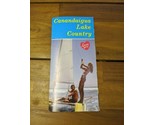 Vintage Canandaigua Lake Country Map Brochure - £30.95 GBP