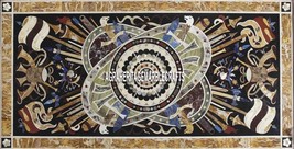 Marble Dining Table Antique Inlay Musical Instrument Occasional Home Decor H4002 - £3,342.76 GBP+