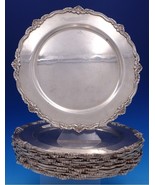 Shell &amp; Thread Tane Mexican Sterling Silver Charger Plates Set of 12 (#7... - $12,375.00