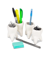 Pack of 4 Mini Molar Vase For Home Office - $21.25
