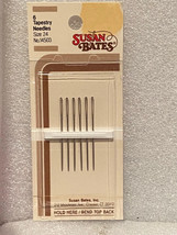 Susan Bates Tapestry Needles Size 24 (6 Needles in Pack) *NEW* OR1 - $7.99
