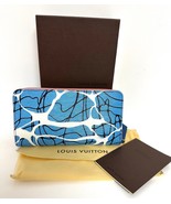 New Louis Vuitton Zippy Wallet Leather Epi Aqua Cruise - £693.56 GBP