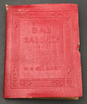 The Bab Ballads Mini Book by W. S. Gilbert Leather Cover -- 3.25&quot; x 4&quot; - $9.49