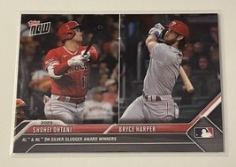 2023 Topps Now Shohei Ohtani/Bryce Harper Limited EXCLUSIVE Silver Slugger SS-9 - £29.89 GBP