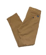 Dockers Pants Slim Waterless Size 30 Measures 32 x 29 Rust Brown Zipper ... - $217.44 MXN