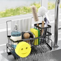 Kitchen Sink Caddy Sponge Holder For Kitchen Sink Sus304 Stainless Steel Rack Wi - $33.99