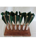 12 Refurbished Green Widdy #2 Darts - $85.00