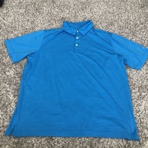 Walter Hagen Essentials Men&#39;s stripe polo  collard size Large - £11.19 GBP