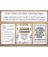 Coloring Cocktails: Instant printable coloring pages for adults who coul... - £1.57 GBP