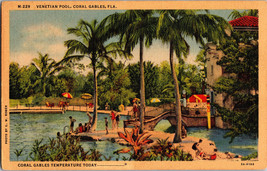 Venetian Pool Coral Gables Florida Vintage Postcard (A12) - £4.30 GBP