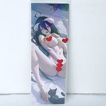 Albedo Bed Black Neko Cat White Bikini Double Sided Bookmark New - $23.69 CAD