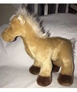 Gund Pony Horse “Norse” Plush Stuffed Animal Tan Brown Hooves #46081 Sta... - £12.70 GBP