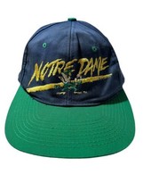 Vintage Notre Dame Fighting Irish Snapback Hat Spell out 90s Embroidered... - $66.49