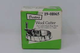 Dexter’s Wool Cutter in Box for Latch Hook Rug Work #19-01065 - £11.06 GBP