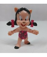 Vintage 1991 Warner Bro Looney Tunes Petunia Pig In Swimsuit 2.5&quot; McDona... - $2.96