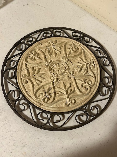 2003 new Architectural Sereinty Garden Stone / Wall Plaque Item image 4