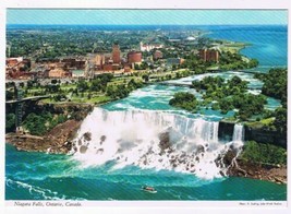 Ontario Postcard Niagara Falls Aerial American Falls - £1.53 GBP