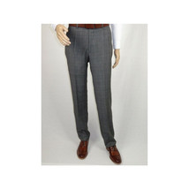 Men Apollo King 3pc Classic Suit A303 Gray white window pane 100% Wool image 10