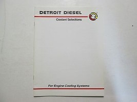 Detroit Diesel Raffreddamento Selections Per Motore Systems1998 Usato OEM - £16.56 GBP