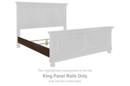 Porter - Rustic Brown - King Panel Rails - $2,073.69 MXN