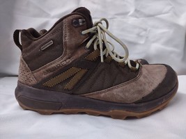 Merrell Mens Size 8.5 Zion Mid Over Ankle Waterproof Hiking Boots Brown J034313 - £31.86 GBP