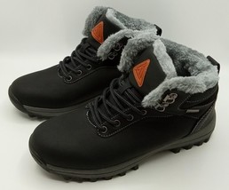 Mishansha Hiking Winter Warm Snow Boot Women&#39;s Size 8 Black - $42.08