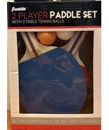 Franklin Sports Table Tennis 2- Paddle Set 3 balls  Open Box - £11.91 GBP