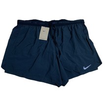 Nike Stride Men&#39;s Dri-FIT 5&#39;&#39; 2-in-1 Running Shorts (Sz XXL ) Black FN29... - $41.92