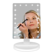 1 Lighted Vanity Makeup Mirror 22 Led Touch Power Sensor White Light 180... - $39.99