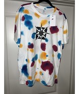 Large-Nike Sportswear NSW Tie Dye Festival AOP Swoosh White T-Shirt - $520.65 MXN