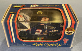 Revell Collectable 1:64 Rusty Wallace #2 Nascar Miller Lite Stand &amp; Case COA - £16.81 GBP