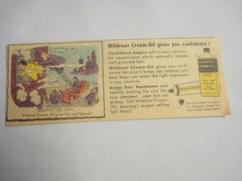 1956 Color Ad Wildroot Cream Oil Fire Engine Scene - $7.99