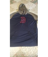 Boston Red Sox Blue &amp; Gray Hoodie Hooded Pullover Sweatshirt Mens Size S... - $370.97 MXN