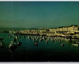 View From Harbor Algiers Algeria 1971 Chrome Postcard K6 - $6.88