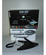 TeleMania Collectors Edition Star Trek The Enterprise NCC-1701 Telephone 1993 - $29.70
