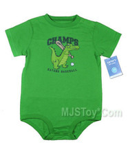 NWT Carter&#39;s Green Champs Gators Baseball Bodysuit 24Months Baby T-Shirt - £7.17 GBP