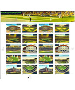 2001 34c Legendary Baseball Fields, Sheet of 20 Scott 3510-19 Mint F/VF NH - £9.24 GBP