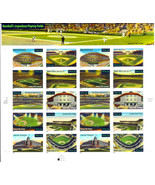 2001 34c Legendary Baseball Fields, Sheet of 20 Scott 3510-19 Mint F/VF NH - $16.08 CAD