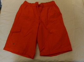 Men&#39;s St. John&#39;s Bay Swim Trunk Shorts Bright Orange  Size Small  NEW - £17.37 GBP