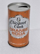 Vintage Scarce Clicquot Orange Soda Steel Soda Pop Can - £135.29 GBP