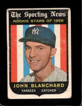 1959 TOPPS #117 JOHN BLANCHARD GOOD (RC) YANKEES *NY10659 - $2.21