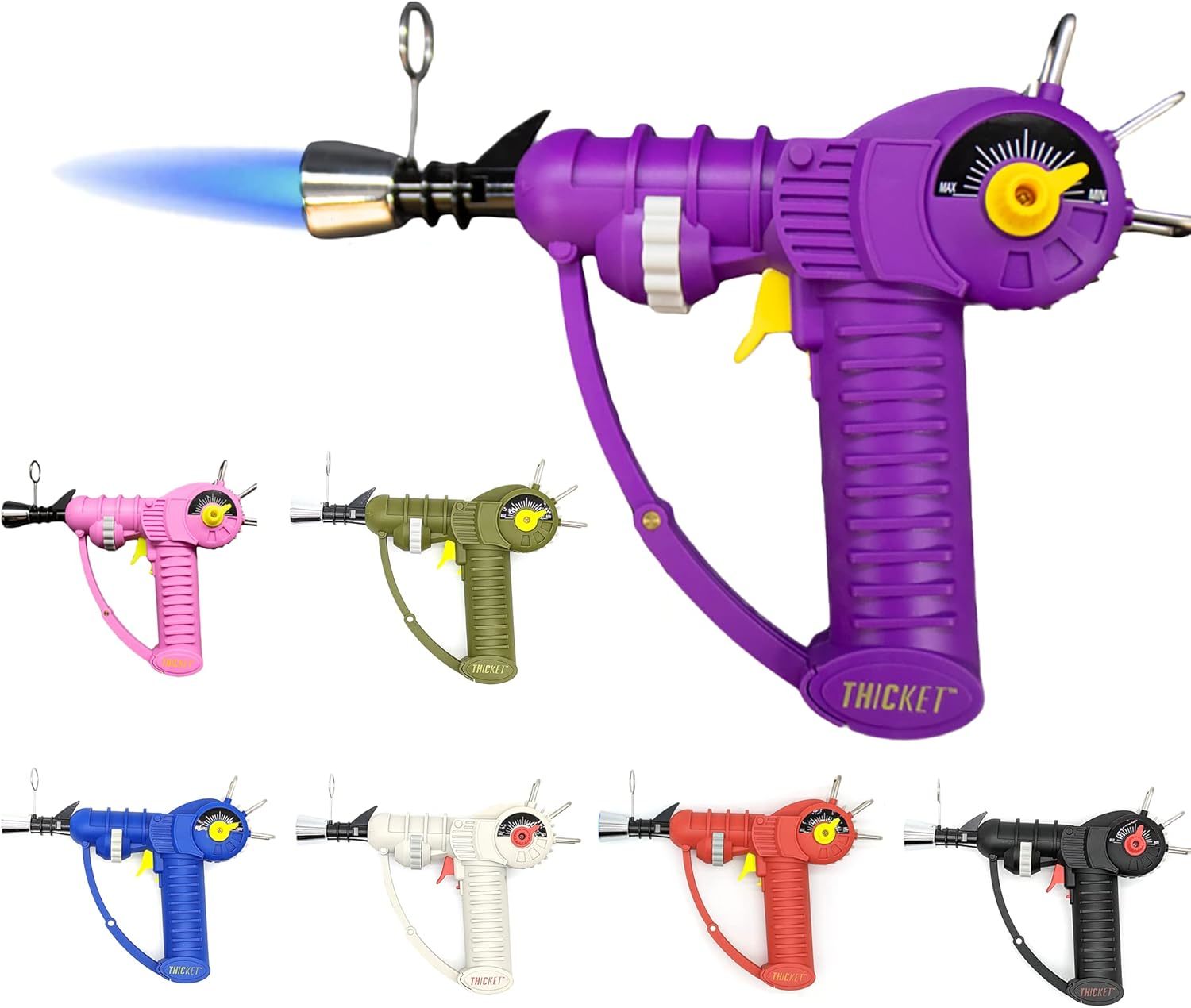 Raygun Torch Lighter, With Adjustable Flame And Safety Lock (Purple) - $43.99