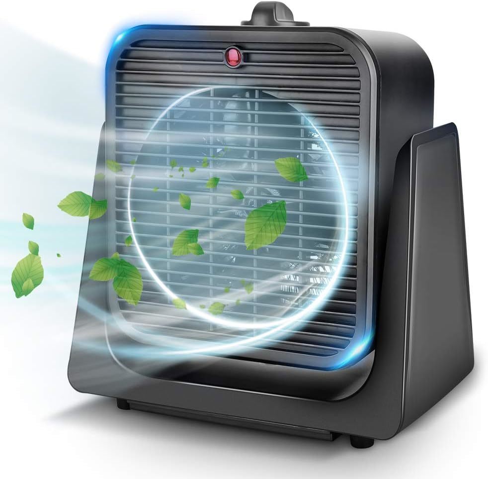 2 In 1 Cooler &amp; Heater - Desk Electric Small Cooling And Heating Fan Com... - $51.99